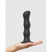 Черная насадка Strap-On-Me Dildo Geisha Balls size XL - Strap-on-me - купить с доставкой в Йошкар-Оле