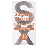 Ультратонкие презервативы Sagami Xtreme Superthin - 36 шт. - Sagami - купить с доставкой в Йошкар-Оле