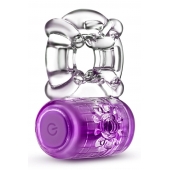 Фиолетовое эрекционное виброкольцо One Night Stand Vibrating C-Ring - Blush Novelties - в Йошкар-Оле купить с доставкой
