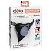Черные трусики для страпона Body Dock SE на регулируемых ремнях - Pipedream - купить с доставкой в Йошкар-Оле