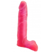 Розовая насадка-фаллос для трусиков Harness - 16,5 см. - LOVETOY (А-Полимер) - купить с доставкой в Йошкар-Оле