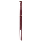 Бордовый ремень Halo Waist Belt - размер L-XL - Shots Media BV - купить с доставкой в Йошкар-Оле