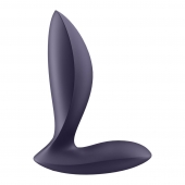 Фиолетовый анальный вибростимулятор Power Plug - Satisfyer - в Йошкар-Оле купить с доставкой