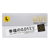 Презервативы Sagami Original 0.02 L-size увеличенного размера - 5 шт. - Sagami - купить с доставкой в Йошкар-Оле