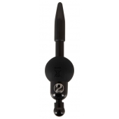 Черный уретральный вибростимулятор Vibrating Penis Plug - Orion - купить с доставкой в Йошкар-Оле