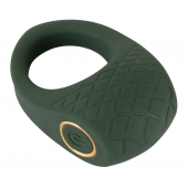 Зеленое эрекционное виброкольцо Luxurious Vibro Cock Ring - Orion - в Йошкар-Оле купить с доставкой