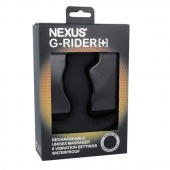 Черный вибромассажер простаты Nexus G-Rider+ - 12,6 см. - Nexus Range - в Йошкар-Оле купить с доставкой