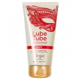Интимный гель на водной основе Lube Tube Hot с разогревающим эффектом - 150 мл. - ORGIE - купить с доставкой в Йошкар-Оле
