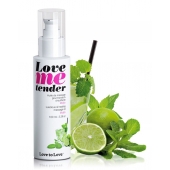 Съедобное согревающее массажное масло Love Me Tender Mojito с ароматом мохито - 100 мл. - Love to Love - купить с доставкой в Йошкар-Оле