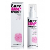 Съедобное согревающее массажное масло Love Me Tender Cotton Candy с ароматом сладкой ваты - 100 мл. - Love to Love - купить с доставкой в Йошкар-Оле