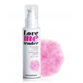 Съедобное согревающее массажное масло Love Me Tender Cotton Candy с ароматом сладкой ваты - 100 мл. - Love to Love - купить с доставкой в Йошкар-Оле