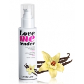 Съедобное согревающее массажное масло Love Me Tender Vanilla с ароматом ванили - 100 мл. - Love to Love - купить с доставкой в Йошкар-Оле