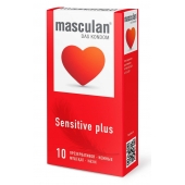 Презервативы Masculan Sensitive plus - 10 шт. - Masculan - купить с доставкой в Йошкар-Оле