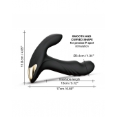 Черный вибромассажер простаты Multi P-Joy с 3 моторами - Dorcel - в Йошкар-Оле купить с доставкой