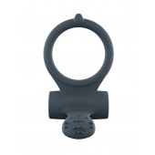 Серое перезаряжаемое эрекционное кольцо с вибрацией Power Clit - Dorcel - в Йошкар-Оле купить с доставкой