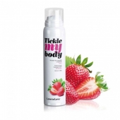 Массажная хрустящая пенка Tickle My Body Strawberry с ароматом клубники - 150 мл. - Love to Love - купить с доставкой в Йошкар-Оле