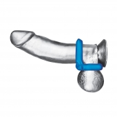 Комплект из 2 эрекционных колец-восьмерок 2-Pack Duo Cock And Ball Stamina Enhancement Ring - BlueLine - в Йошкар-Оле купить с доставкой