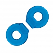 Комплект из двух колец для пениса 2-Pack Ultra-Stretch Stamina Endurance Ring - BlueLine - в Йошкар-Оле купить с доставкой