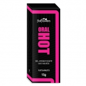 Гель для оральных ласк Oral Hot с согревающим эффектом - 15 гр. - HotFlowers - купить с доставкой в Йошкар-Оле