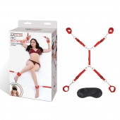 Красная фиксация на матрас Classic Bedspreader - Lux Fetish - купить с доставкой в Йошкар-Оле
