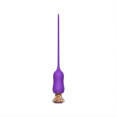 Фиолетовый тонкий стимулятор Nipple Vibrator - 23 см. - I-MOON - купить с доставкой в Йошкар-Оле