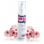 Силиконовый лубрикант 2-в-1 Touch My Body с ароматом вишнёвого цвета - 100 мл. - Love to Love - купить с доставкой в Йошкар-Оле