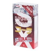 Ароматизированные презервативы Sagami Xtreme COLA - 10 шт. - Sagami - купить с доставкой в Йошкар-Оле
