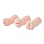 Набор из 3 мастурбаторов The Girl Next Door Tina - Dream Toys - в Йошкар-Оле купить с доставкой
