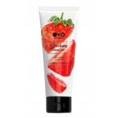 Лубрикант на водной основе OYO Aroma Gel Strawberry с ароматом клубники - 75 мл. - OYO - купить с доставкой в Йошкар-Оле