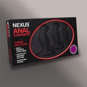 Набор из 3 массажеров простаты чёрного цвета NEXUS ANAL STARTER KIT - Nexus Range - в Йошкар-Оле купить с доставкой