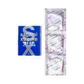 Розовые презервативы Sagami Xtreme FEEL FIT 3D - 3 шт. - Sagami - купить с доставкой в Йошкар-Оле