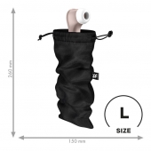 Черный мешочек для хранения игрушек Treasure Bag L - Satisfyer - купить с доставкой в Йошкар-Оле