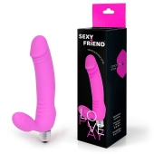 Розовый безремневой страпон Sexy Friend - 1137 - купить с доставкой в Йошкар-Оле