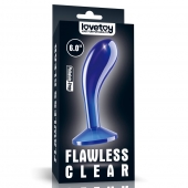 Синяя анальная втулка Flawless Clear Prostate Plug 6.0 - 15 см. - Lovetoy - в Йошкар-Оле купить с доставкой