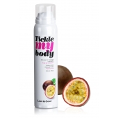Массажная хрустящая пенка Tickle my body с ароматом маракуйи - 150 мл. - Love to Love - купить с доставкой в Йошкар-Оле