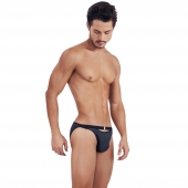 Черные мужские трусы-брифы с декоративным пояском Misty Brief - Clever Masculine Underwear купить с доставкой