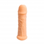 Телесный фаллоудлинитель Extra Size Bubbles - 15,5 см. - Lola Games - в Йошкар-Оле купить с доставкой