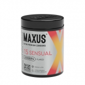 Анатомические презервативы MAXUS Sensual - 15 шт. - Maxus - купить с доставкой в Йошкар-Оле