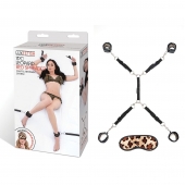 Леопардовая фиксация на матрас для рук и ног Classic Bedspreader - Lux Fetish - купить с доставкой в Йошкар-Оле