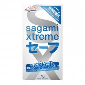 Презервативы Sagami Xtreme Ultrasafe с двойным количеством смазки - 10 шт. - Sagami - купить с доставкой в Йошкар-Оле
