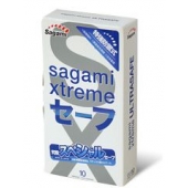 Презервативы Sagami Xtreme Ultrasafe с двойным количеством смазки - 10 шт. - Sagami - купить с доставкой в Йошкар-Оле
