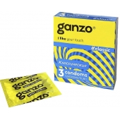 Классические презервативы с обильной смазкой Ganzo Classic - 3 шт. - Ganzo - купить с доставкой в Йошкар-Оле