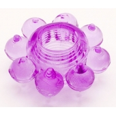 Мягкая фиолетовая гелевая насадка - Toyfa Basic - в Йошкар-Оле купить с доставкой
