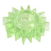 Зеленое эрекционное кольцо-солнце - Toyfa Basic - в Йошкар-Оле купить с доставкой