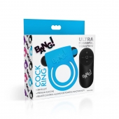 Голубое эрекционное виброкольцо 28X Remote Control Vibrating Cock Ring   Bullet - XR Brands - в Йошкар-Оле купить с доставкой