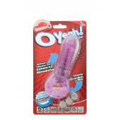 Фиолетовое эрекционное кольцо с вибрацией и пальчиком OYEAH PURPLE - Screaming O - в Йошкар-Оле купить с доставкой