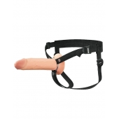 Полый страпон на ремнях 8’’ Hollow Silicone Strap-on - Pipedream - купить с доставкой в Йошкар-Оле