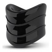 Черное эрекционное кольцо на мошонку Beef Ball Stretcher Snug X Long - Blush Novelties - в Йошкар-Оле купить с доставкой