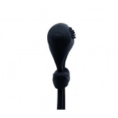 Чёрное лассо на пенис с вибрацией - Baile - в Йошкар-Оле купить с доставкой