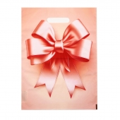 Пакет с принтом в виде банта с вырубной ручкой (30х40 см) - Сима-Ленд - купить с доставкой в Йошкар-Оле